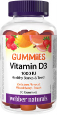 Vitamin D 1000 IU Mixed Berry · Peach