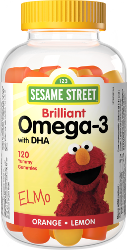 Omega-3 with DHA   120 Gummies Orange • Lemon 