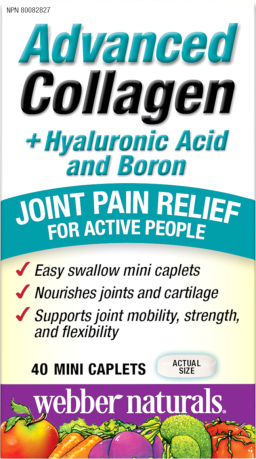 Advanced Collagen + Hyaluronic Acid and Boron  40 mg UC-II®  40 Mini Caplets