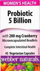 Probiotic 5 Billion with 200 mg Cranberry