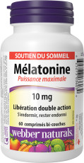 Mélatonine Puissance maximale Libération double action 10 mg