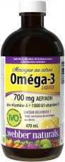 Liquide Oméga-3 Plus vitamine A + 1 000 UI vitamine D 700 mg AEP/ADH Meringue au citron