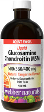 Glucosamine Chondroitin MSM 500/360/400 mg Natural Tangerine Flavour
