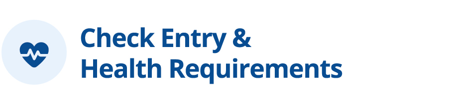 Icon - 6. Check Entry & Health Requirements