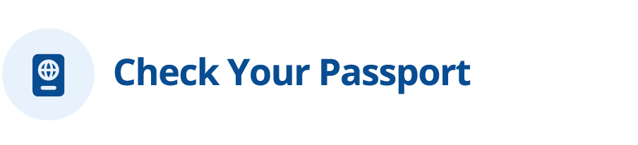 Icon - 1. Check Your Passport