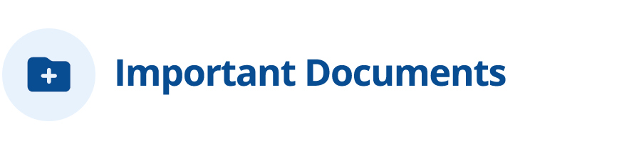 Icon 3. Important Documents