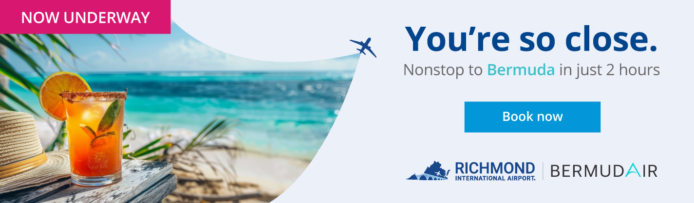 Book your nonstop flight to Bermuda in just 2 hours. Book Now!