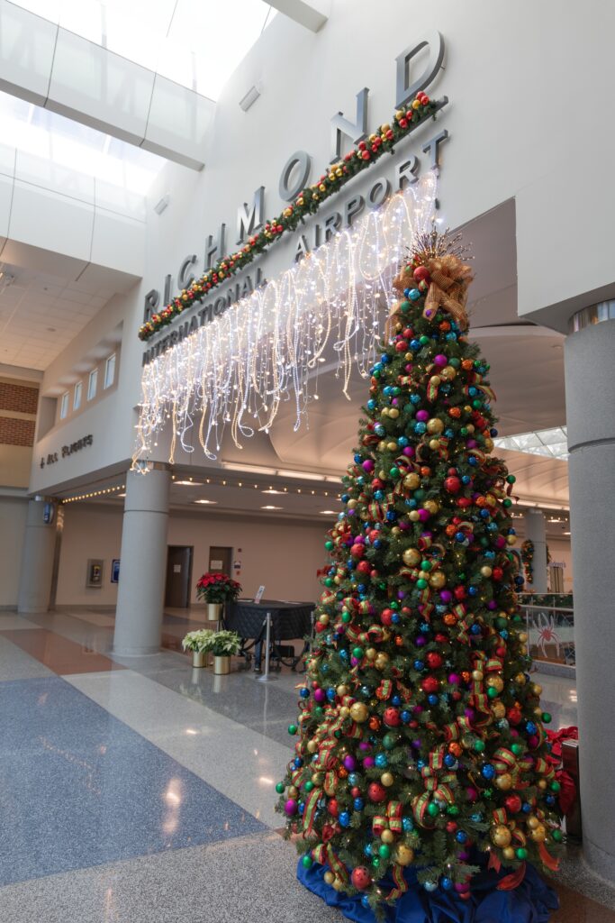 Christmas Tree at the RIC Airport