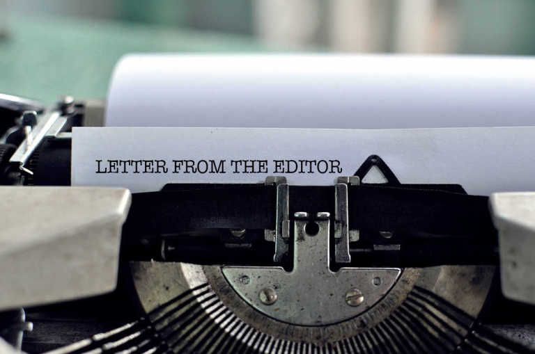 letter from the editor
