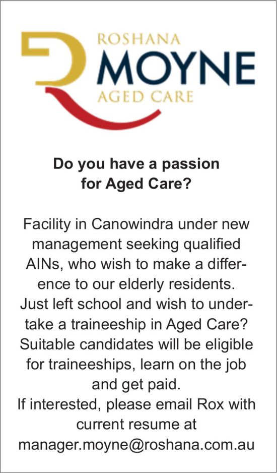 Roshana Moyne Aged Care