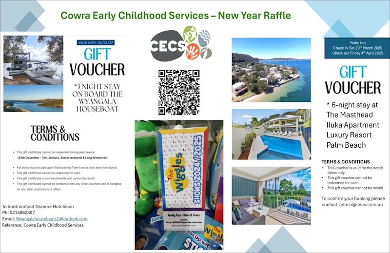 Cowra Early Childhood Services - New Year Raffle