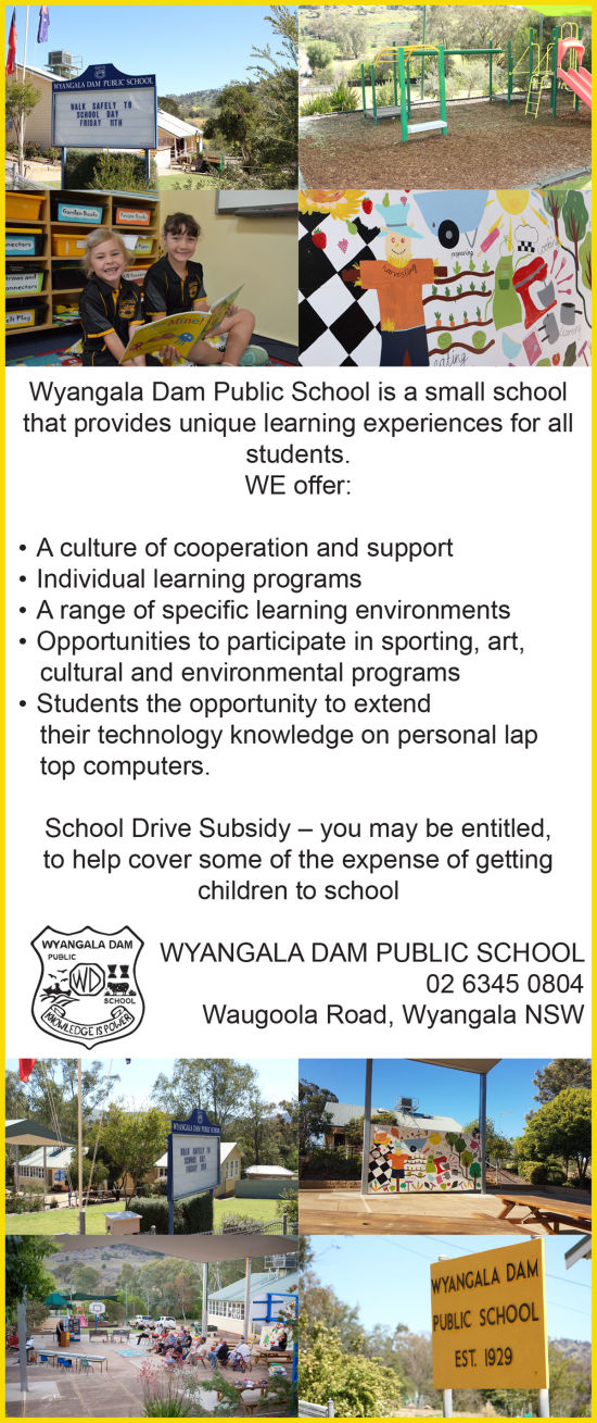 Wyangala Dam Public School – Target