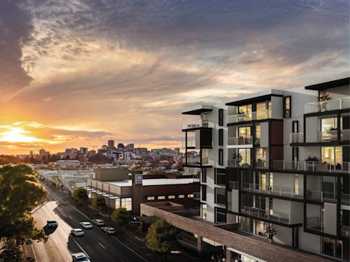 Image of Norwood green apartment exterior with outdoor and garden area
