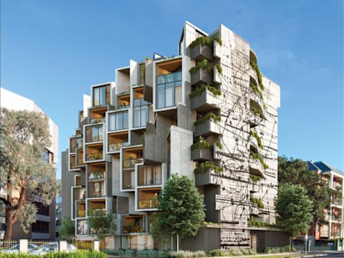 Artist impression of the building exterior