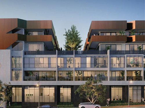 artist impression of Esen apartment building
