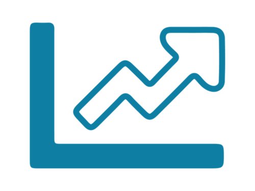 Data report icon in blue
