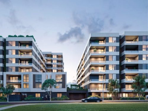 Artist impressions of apartment building exterior