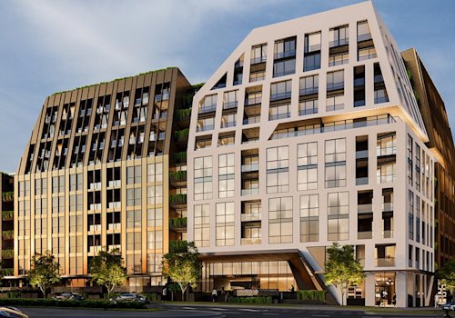 Artist impression of the Gadsden apartment building