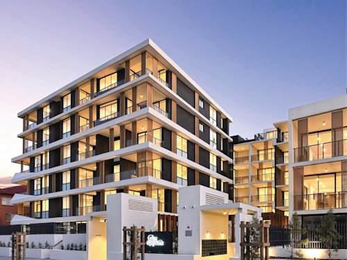 Artist impression of apartment building exterior