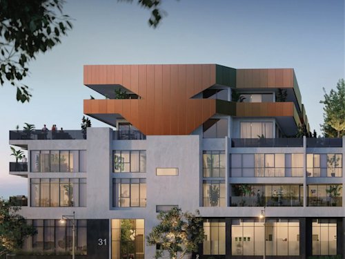 Artist impression of Maribyrnong building exterior