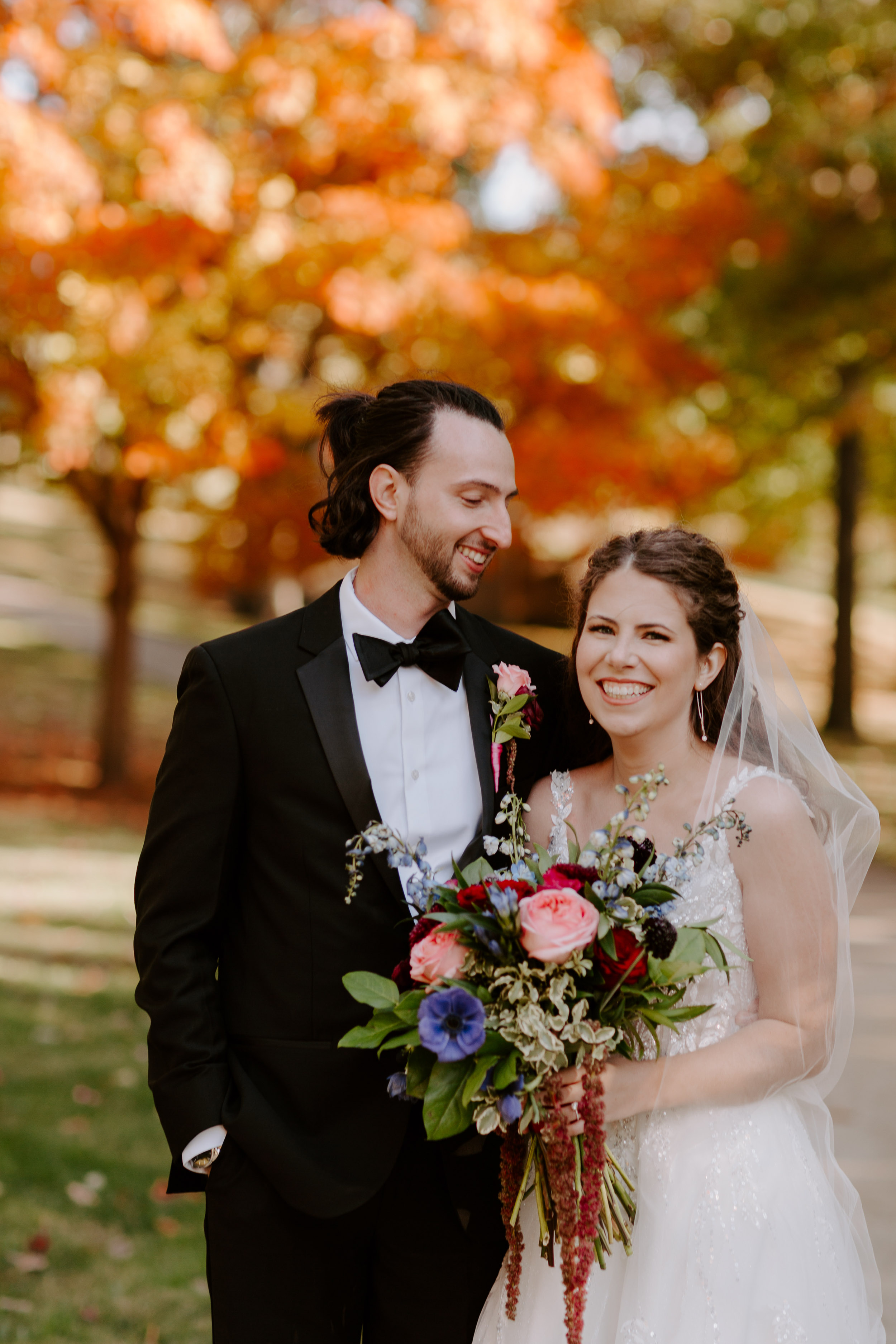 Fall Illinois wedding photos 
