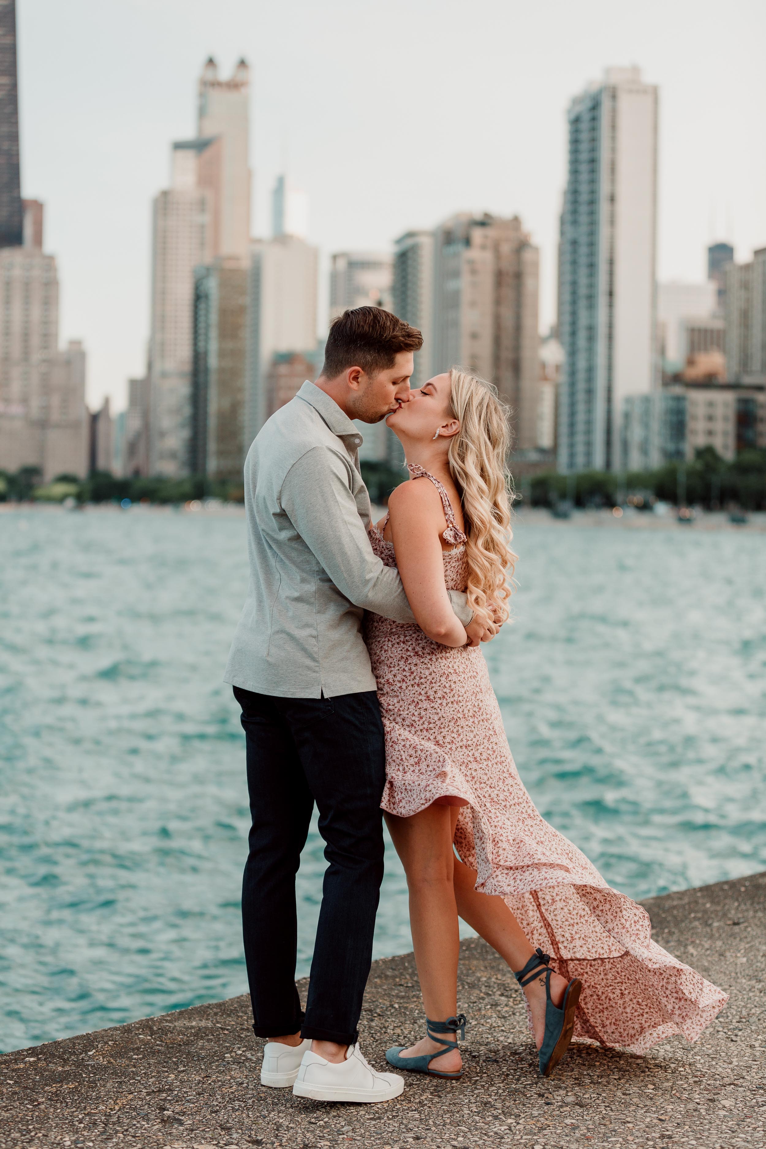 Formal Outfit Inspiration for Chicago Engagement Session
