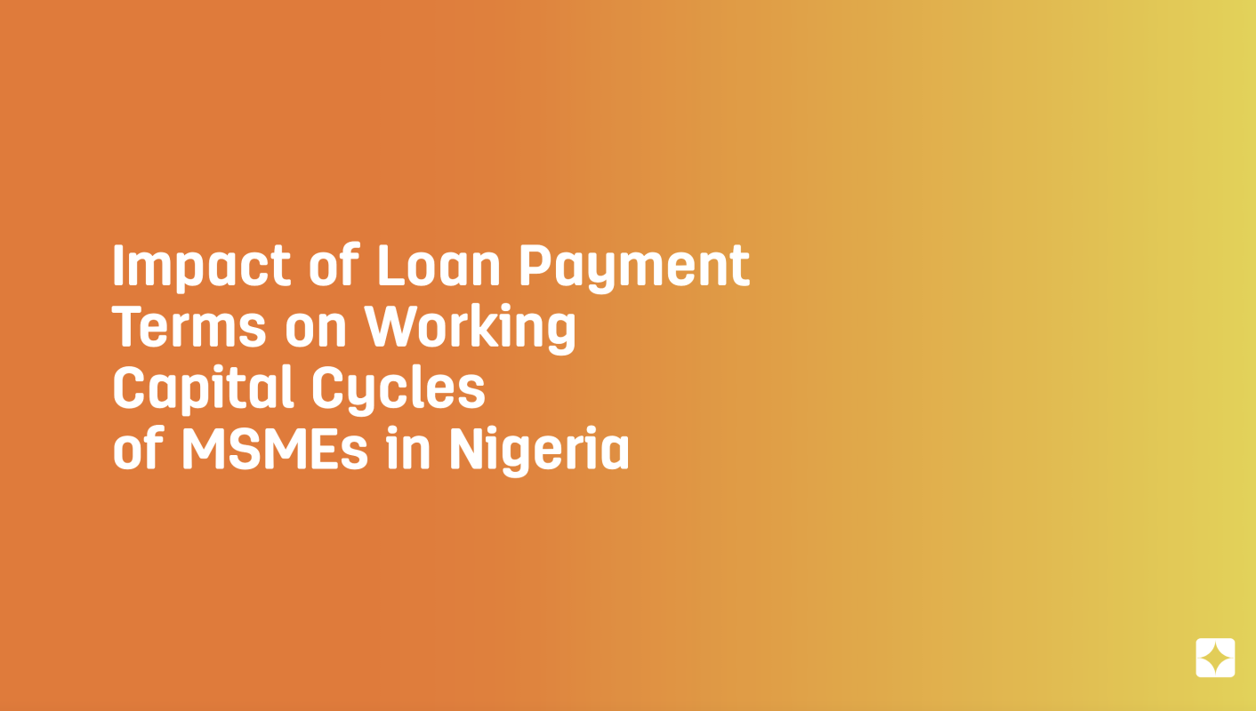 Impact of Loan Payment on Msmes in Nigeria