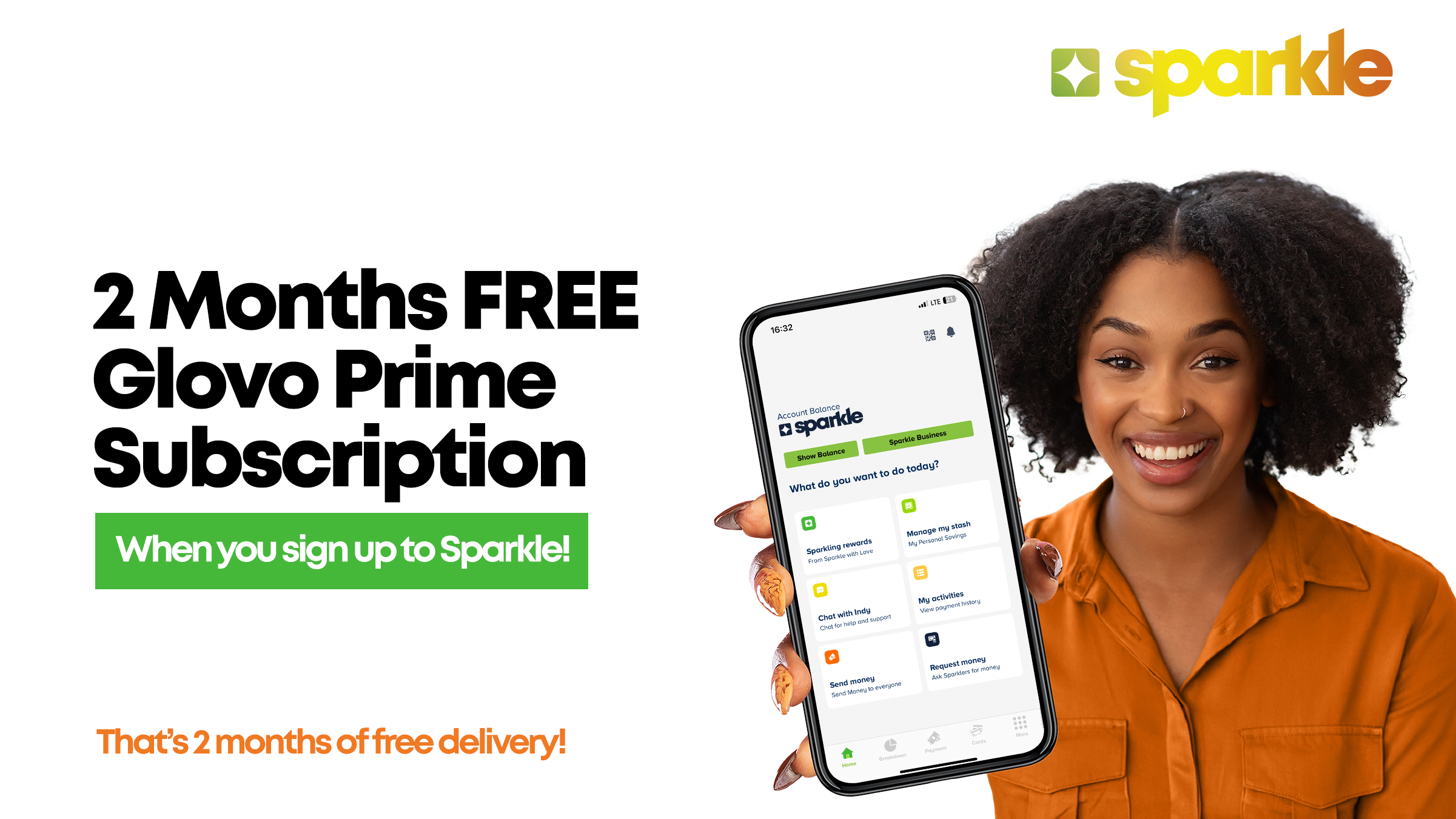 2 Months FREE Glovo Prime 