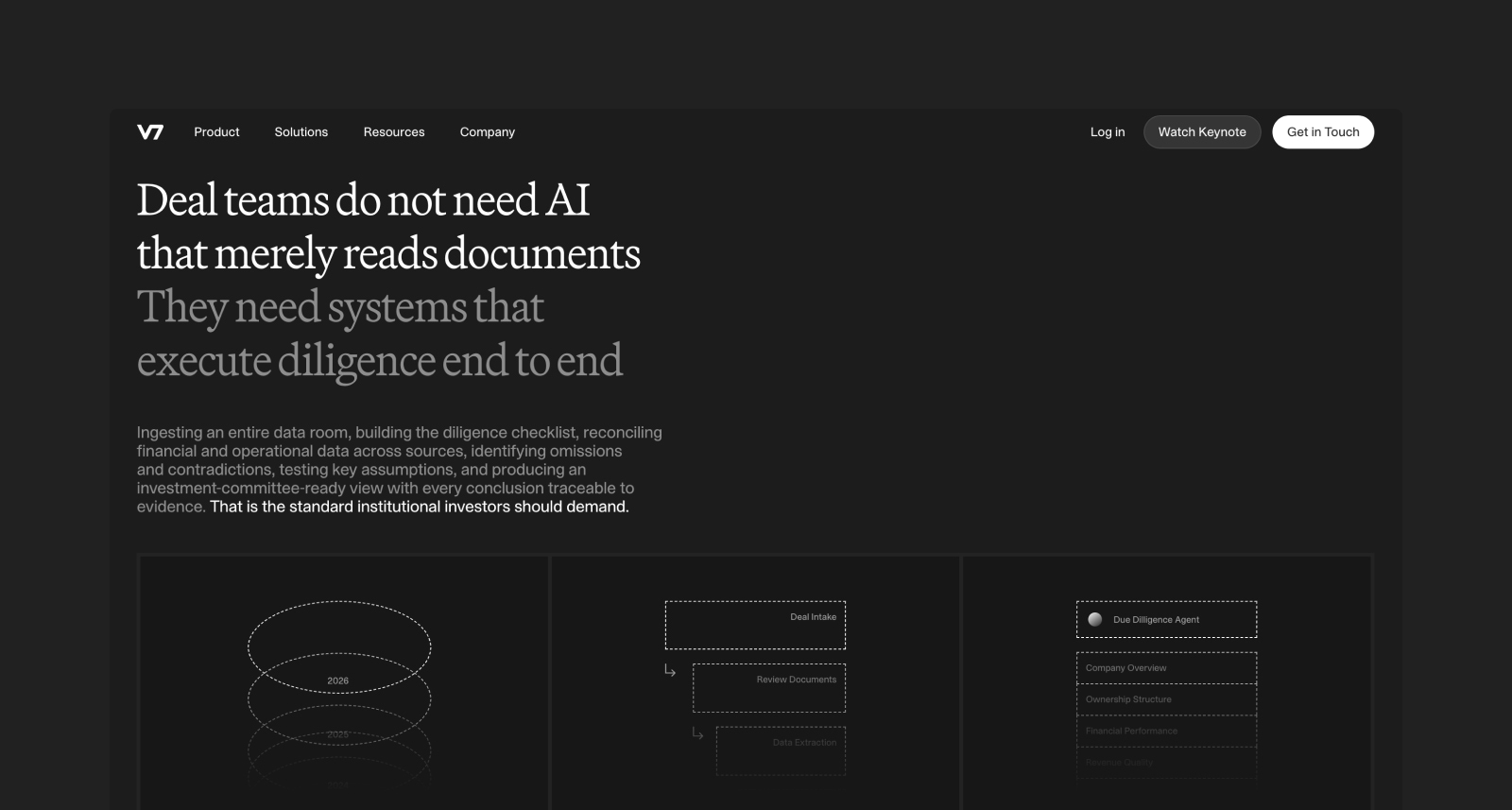V7 Go homepage