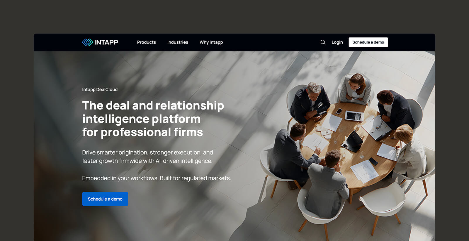 Dealcloud website