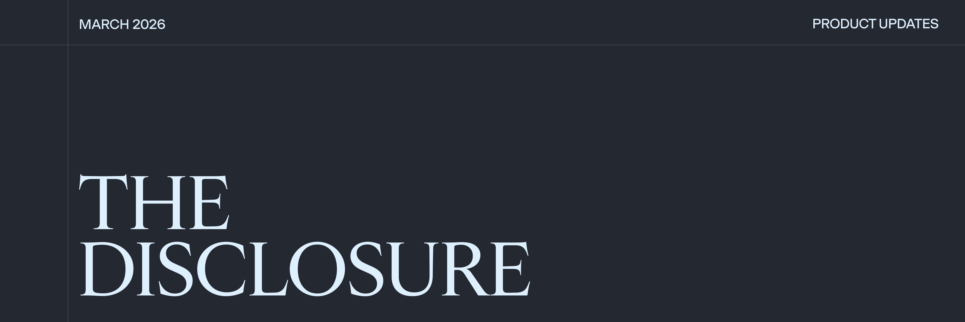 What's New: March 2026 cover image