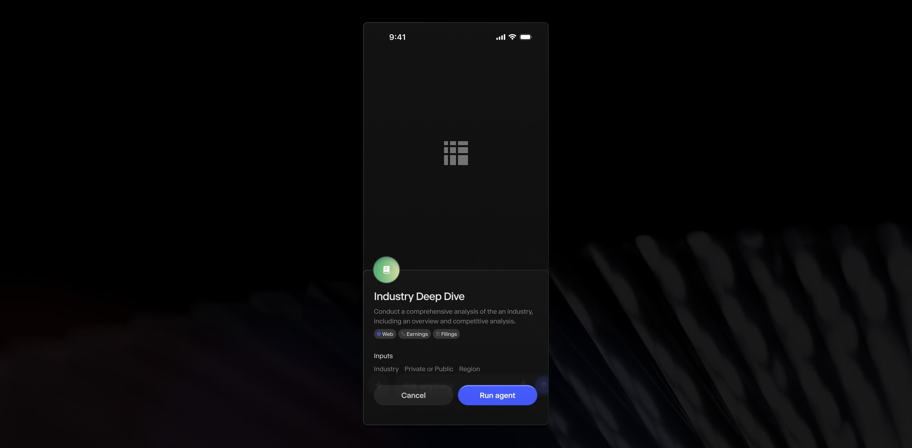Hebbia mobile agents