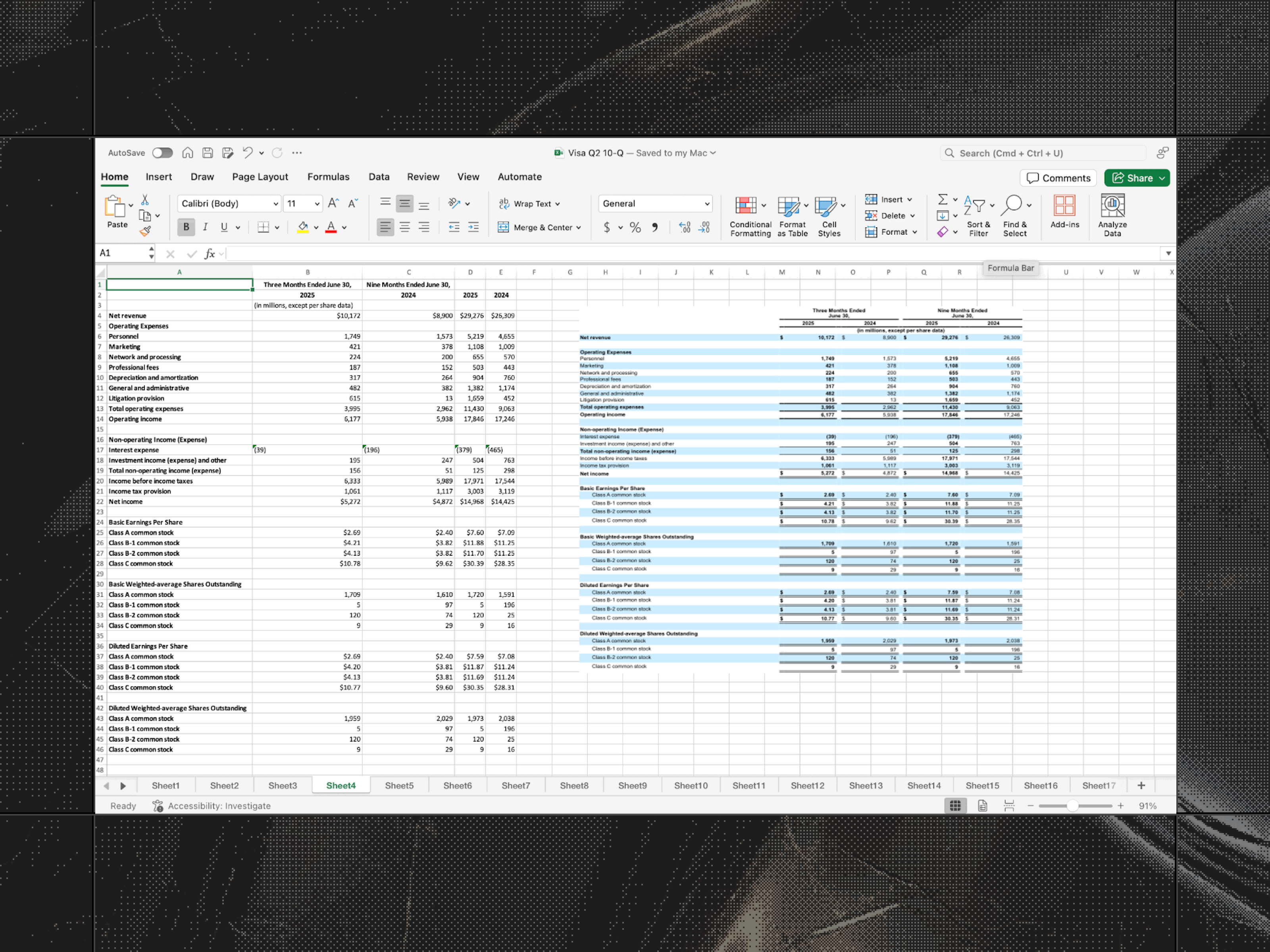 Automatically pull financials from SEC filings, KPIs from investor decks, debt maturity schedules and cap tables from notes and press releases, precedent deal tables, and more. 
