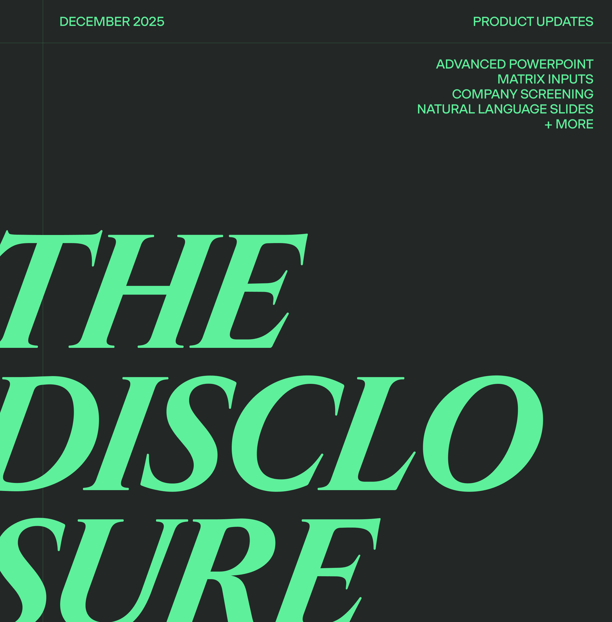 What's New: December 2025 cover