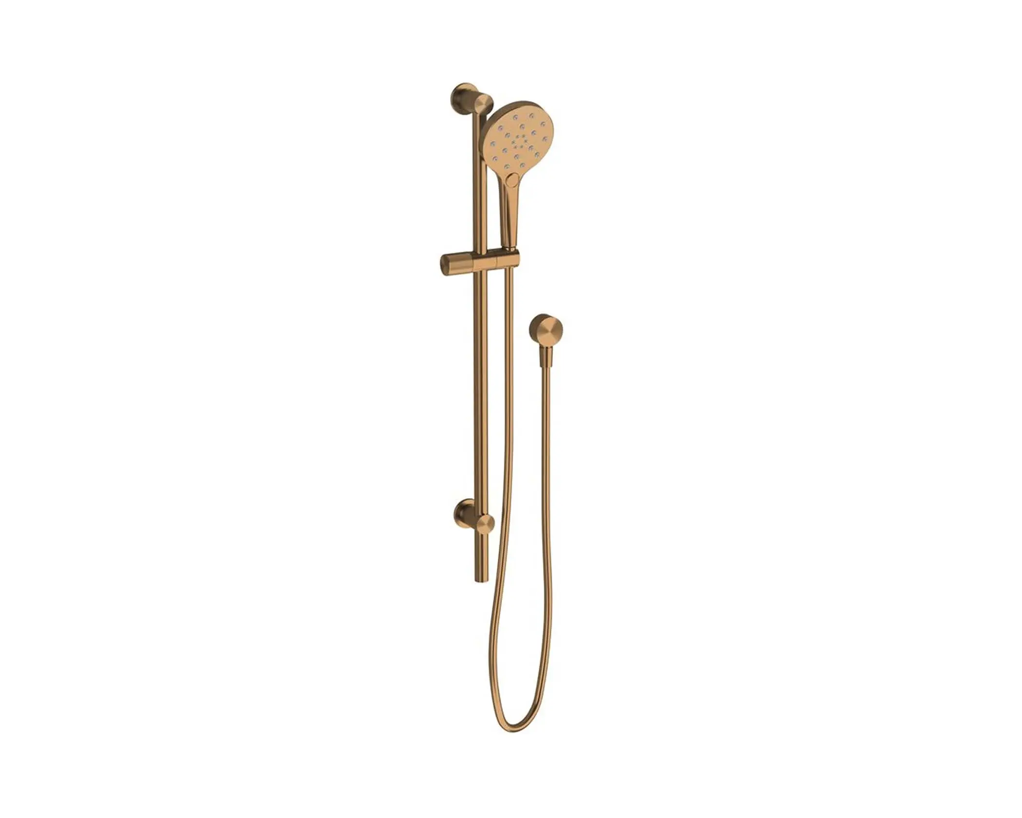 Milli Marq rail shower in brushed bronze