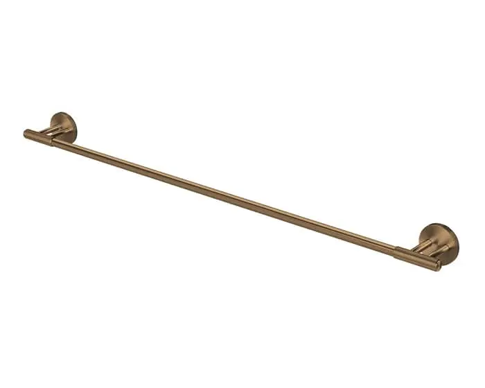 Milli Marq single towel rail in brushed bronze