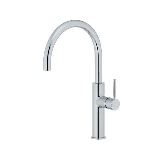 Mizu Drift gooseneck sink mixer.