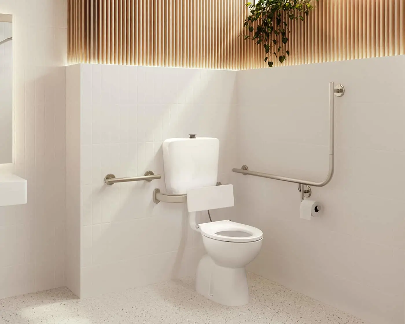 Wolfen ambulant toilet suite.