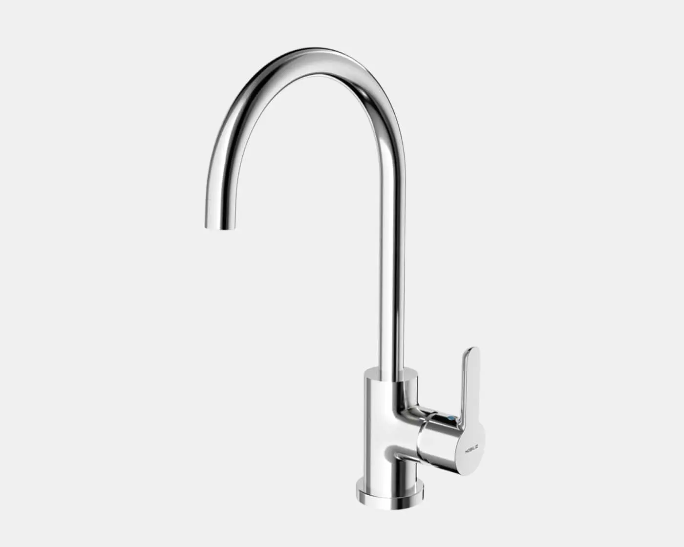 Nobili Balance gooseneck sink mixer.