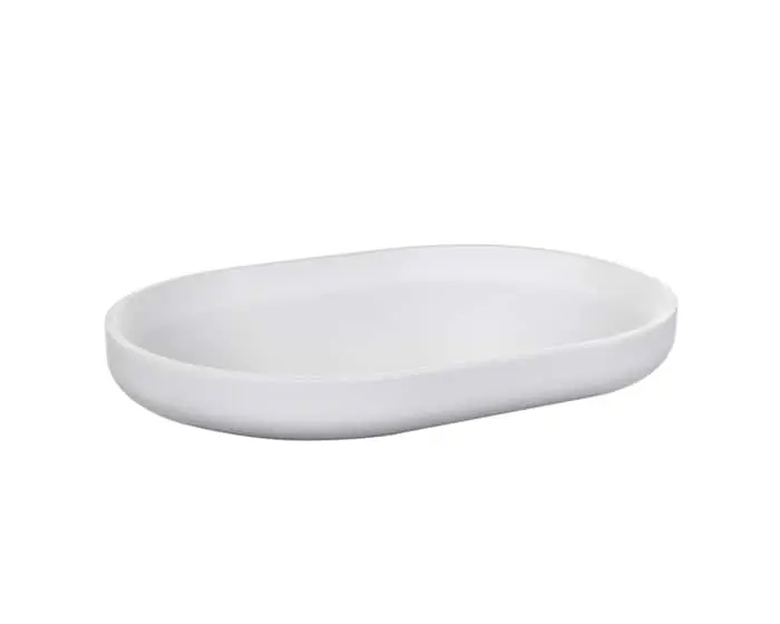 Omvivo Venice, oval-shaped white basin