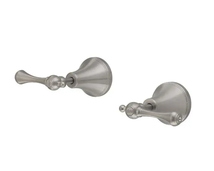 Kado Era tap handles in brushed nickel