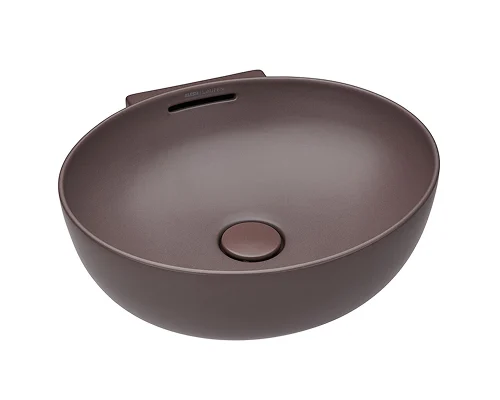 LAUFEN Alessi Above Counter Basin in Cafe Matte