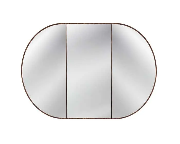 ISSY Halo rounded mirror shaving cabinet