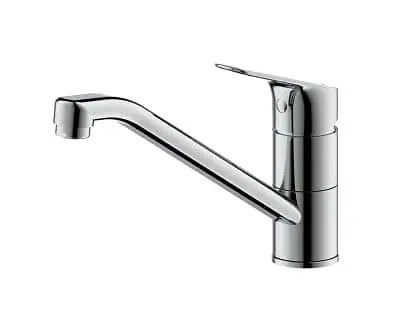 Posh Solus sink mixer in chrome.