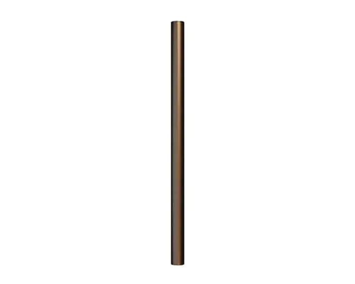 Milli Mood vertical towel rail in brushed bronze