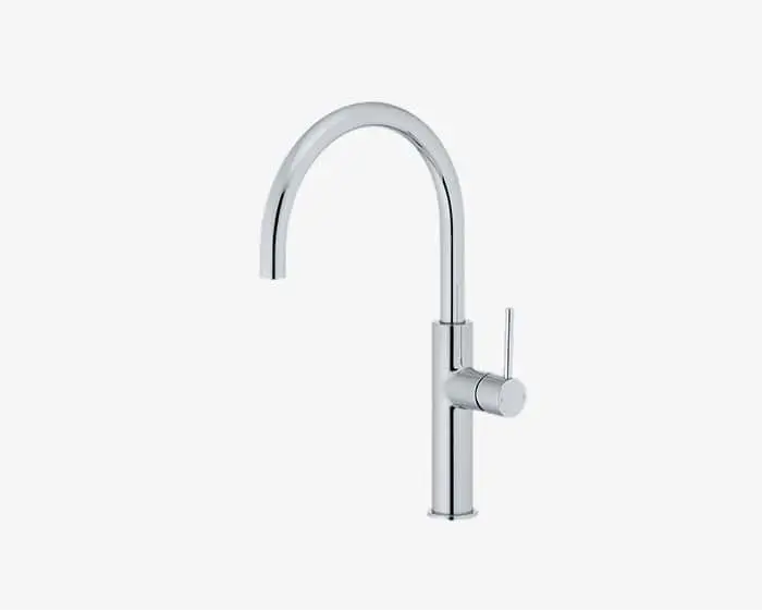 Mizu Drift gooseneck sink mixer