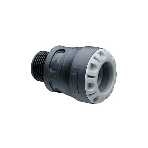 Plasson series one pushfit male adaptor.