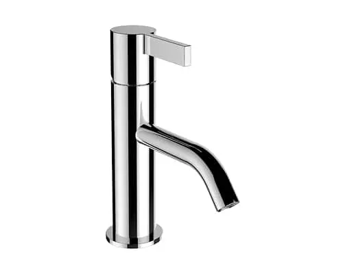 A Laufen Kartell basin mixer in chrome