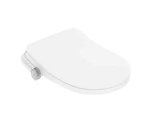 Roca Multiclean bidet toilet seat with control panel on the side.