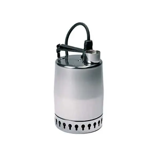 Grundfos Unilift submersible stainless steel pump.